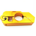 CNC Motorcycle Handlebar Lock Brake Lever Throttle Grip Security Lock Anti Theft Protection Gold