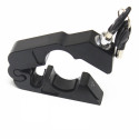 CNC Motorcycle Handlebar Lock Brake Lever Throttle Grip Security Lock Anti Theft Protection black