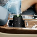 Mini USB Air Humidifier Aroma Diffuser Car Essential Oil Air Purifier with LED white