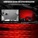 USB Car Atmosphere Lamp Interior Ambient Star Light Starry Sky Bright (Without Remote Control) As shown
