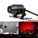 USB Car Atmosphere Lamp Interior Ambient Star Light Starry Sky Bright (Without Remote Control) As shown