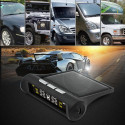 TPMS Solar Wireless Tire Pressure LCD Monitoring System with 4 External Sensor black