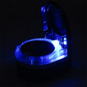 Automotive Ashtray with LED Dual Purpose Ashtray Silver