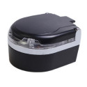 Automotive Ashtray with LED Dual Purpose Ashtray Silver