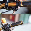 Universal 7/8'' 22mm Motorcycle Handlebar Grips + Handle Bar Ends black