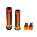 Universal 7/8'' 22mm Motorcycle Handlebar Grips + Handle Bar Ends black