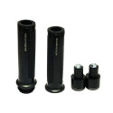 Universal 7/8'' 22mm Motorcycle Handlebar Grips + Handle Bar Ends black