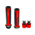 Universal 7/8'' 22mm Motorcycle Handlebar Grips + Handle Bar Ends black