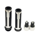 Universal 7/8'' 22mm Motorcycle Handlebar Grips + Handle Bar Ends black