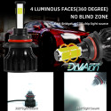 Mini LED Headlight Bulb 100W 10000LM H1 H7 H8/9/11 H4/HB2/9003 9005/HB3 9006/HB4 Replace LED Headlights