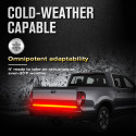 IP67 Double Row Vehicle Tailgate Light Bar Flexible LED Strip Running Turn Signal Brake Reverse Tail light for Trailer SUV RV V