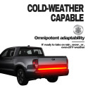 IP67 Double Row Vehicle Tailgate Light Bar Flexible LED Strip Running Turn Signal Brake Reverse Tail light for Trailer SUV RV V