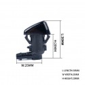 For Jeep Grand Cherokee Windshield Wiper Washer Spray Nozzle OE:55079049AA/68260443AA black