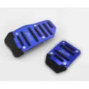 Automobile Anti-skid Foot Pedal Manual / Auto Gear Accelerator Brake Pedal Cover Treadle Set Universal Application Manual - Blu