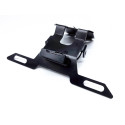 Motorcycle Rear License Registration Plate Tail Frame Holder for YAMAHA R15 V3 black