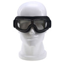 Leather Vintage Scooter Goggles Pilot Ski Sunglasses Helmet Eyewear