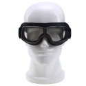 Leather Vintage Scooter Goggles Pilot Ski Sunglasses Helmet Eyewear