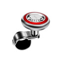 Car Steering Wheel Knob Booster Ball Metal Bearing Truck Power Handle Spinner Auxiliary Grip Turning Helper red