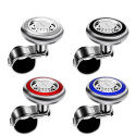Car Steering Wheel Knob Booster Ball Metal Bearing Truck Power Handle Spinner Auxiliary Grip Turning Helper red