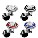 Car Steering Wheel Knob Booster Ball Metal Bearing Truck Power Handle Spinner Auxiliary Grip Turning Helper red
