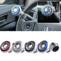 Car Steering Wheel Knob Booster Ball Metal Bearing Truck Power Handle Spinner Auxiliary Grip Turning Helper red