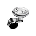 Car Steering Wheel Knob Booster Ball Metal Bearing Truck Power Handle Spinner Auxiliary Grip Turning Helper red