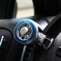 Car Steering Wheel Knob Booster Ball Metal Bearing Truck Power Handle Spinner Auxiliary Grip Turning Helper red