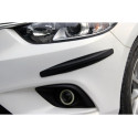 2pcs Car SUV Edge Anti-collision Strip Bumper Protector Protective Guard Bar Anti-Rub Scrape Retail Bumper Carbon black