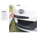 2pcs Car SUV Edge Anti-collision Strip Bumper Protector Protective Guard Bar Anti-Rub Scrape Retail Bumper Carbon black