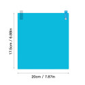 2PCS/Set Anti Fog Car Mirror Window Clear Film Anti-Light Car Rearview Mirror Protective Film Waterproof Car Sticker 2PC 20x17.