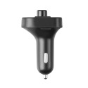 Car MP3 Player FM Transmitter Bluetooth Hands-free Phone Card Fast Charge Dual USB Photo Color