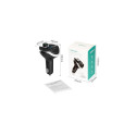 Car Hands-free FM Transmitter Bluetooth MP3 Player Car Kit Dual USB Car Charger Support TF Card/U Disk Music Play black