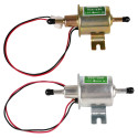 12-24V HEP-02A Universal Electronic Fuel Pump for Motorcycle Golden Silver