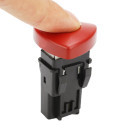 820044272 Hazard Warning Light Switch Red Button Fit for Renault Laguna Master Red + black