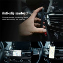 Multipurpose Mobile Phone Bracket Oval Car Phone Holder Air Outlet GPS Stand Silver