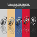 Multipurpose Mobile Phone Bracket Oval Car Phone Holder Air Outlet GPS Stand Silver