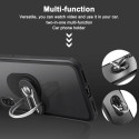 Multipurpose Mobile Phone Bracket Oval Car Phone Holder Air Outlet GPS Stand Silver