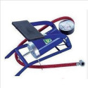 Bicycle Car Tire Foot Air Pump Portable Aluminum Alloy High-Pressure Steel No-Slip Pump blue