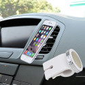 Universal Mini Car Vehicle Magnet Air Outlet Phone Holder Bracket white
