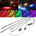 Bright Auto LED Strip Neon Car Bottom Lights Music Active Sound System Light Photo Color