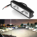 18W 12V 16LED Car Work Light Bar Spot Beam Driving Waterproof Auto Fog Lamp Running Lights black
