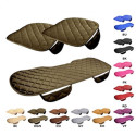 Universal 3pcs Car Seat Cushion Velvet Silk Seat Cover Set Purple
