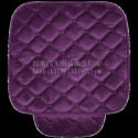 Universal 3pcs Car Seat Cushion Velvet Silk Seat Cover Set Purple