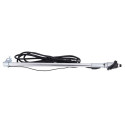 Aerial Manual Car Lock Antenna for Toyota Land Cruiser 80 series HDJ 80 HZJ 80 FZJ 80 Black + Silver