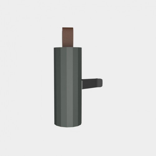 Car Air Outlet Perfume Metal Oxide Air Conditioning Perfume Pendant Fragrance Aromatherapy Dark green