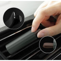 Car Air Outlet Perfume Metal Oxide Air Conditioning Perfume Pendant Fragrance Aromatherapy Dark gray