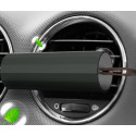 Car Air Outlet Perfume Metal Oxide Air Conditioning Perfume Pendant Fragrance Aromatherapy Dark gray