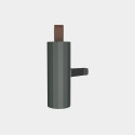 Car Air Outlet Perfume Metal Oxide Air Conditioning Perfume Pendant Fragrance Aromatherapy Dark gray