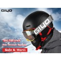 GIYO Safety Winter Outdoor Sports Warm Snowboard Ski Helmets Light Integrally-molded Skate Helmet red_One size