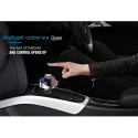 Car MP3 Bluetooth 4.2 Hands Free FM Emitter Player Dual USB Port TF Card Touch Button MP3 Player black